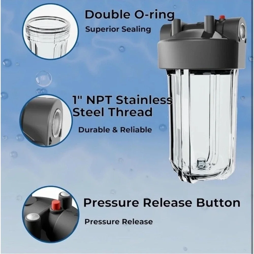 SimPure #1045 Clear‎ Whole Home Water Purifier Housing
